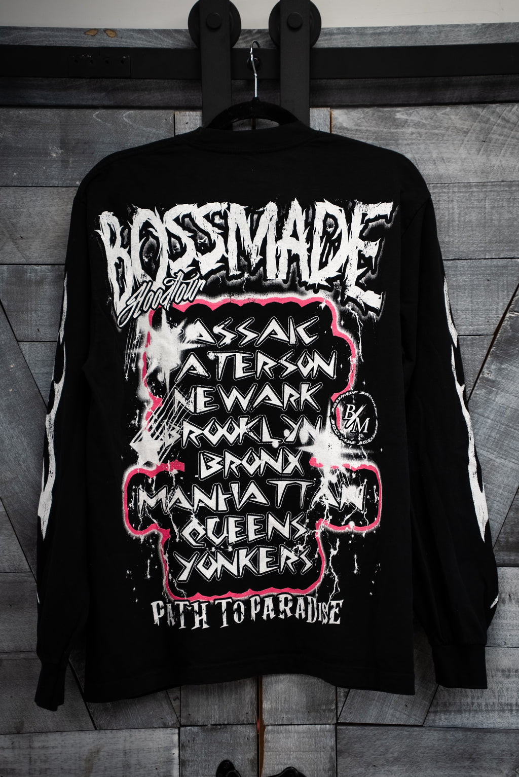 B/M HOODTOUR LONGSLEEVE