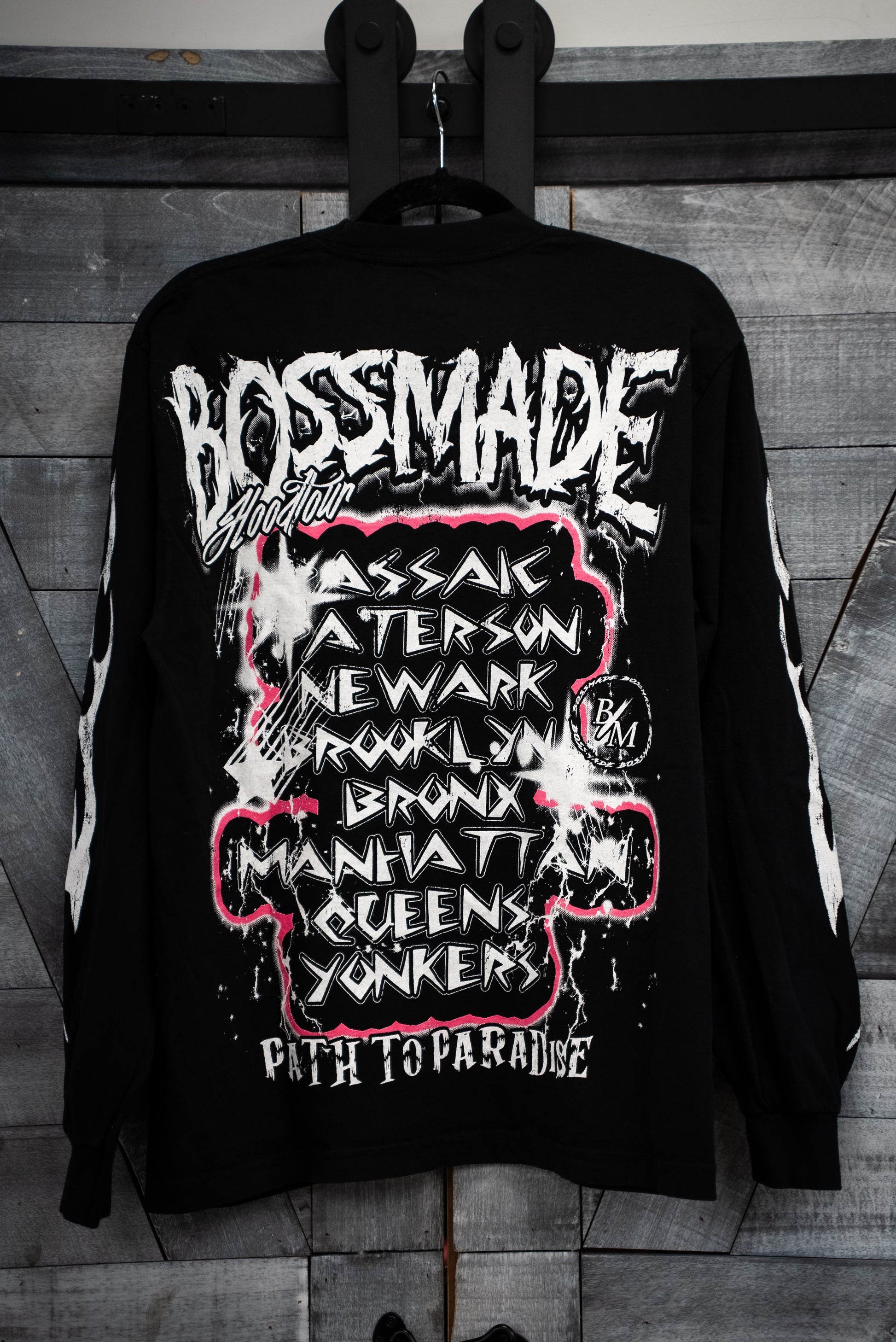 B/M HOODTOUR LONGSLEEVE