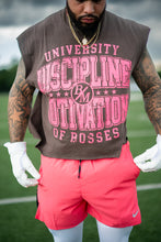 Load image into Gallery viewer, DISCIPLINE OVER MOTIVATION UNIVERSITY TEE