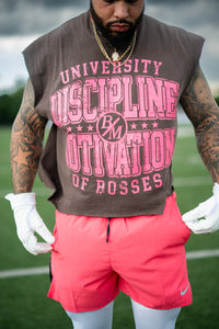 DISCIPLINE OVER MOTIVATION UNIVERSITY TEE